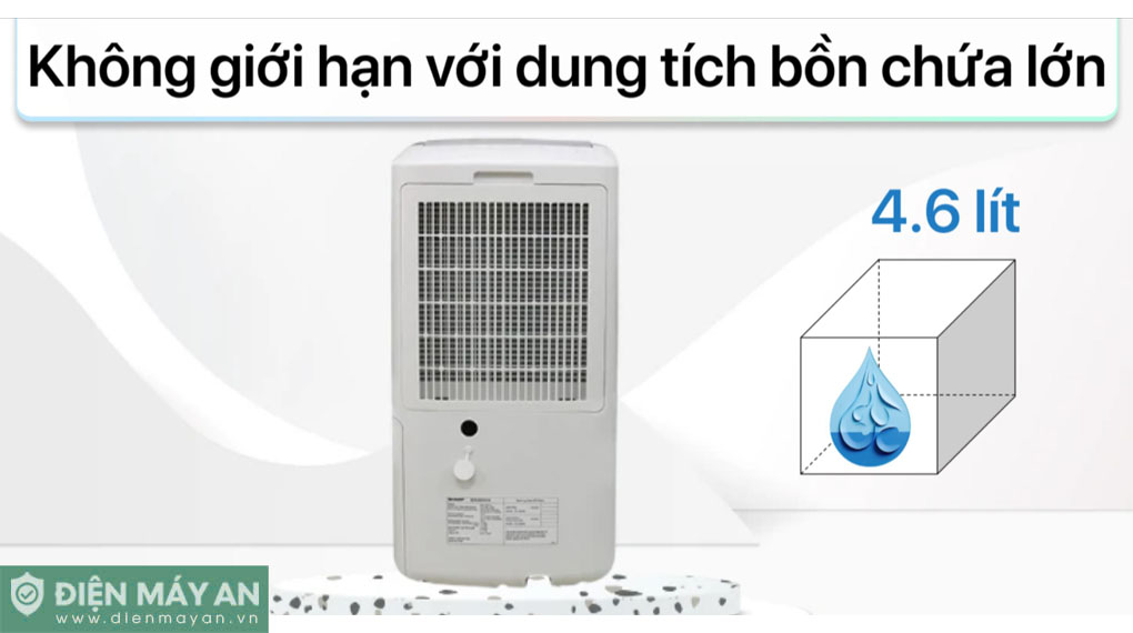 Máy lọc không khí và hút ẩm Sharp DW-J27FV-S